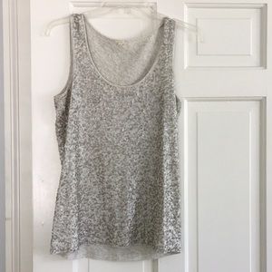 J Crew sparkle cami